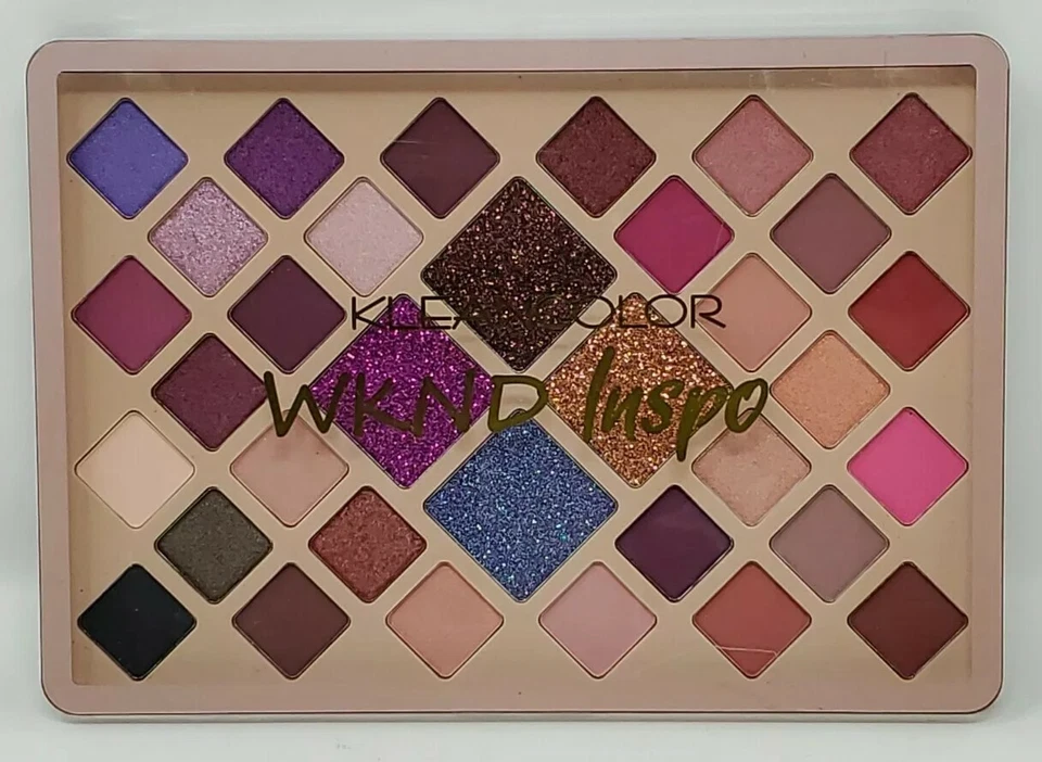 Kleancolor WKND INSPO Palette 30 Matte, Metallic & 4 Glitters Eyeshadow Palette - Image 1 of 2