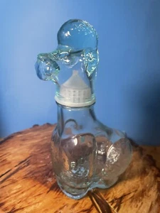 Vintage Italian Vetreria Etrusca Glass Poddle Decanter VEA Bottle Dog - Picture 1 of 6