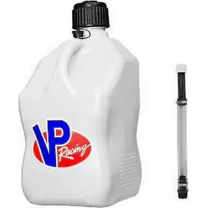 Jarra utilitaria y manguera VP Racing blanca de 5,5 galones - contenedor de deportes de motor - Imagen 1 de 2