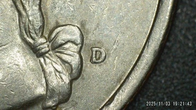 1998-D Washington Quarter with double punched mint mark. Buy & get a free coin. - Image 1 of 3