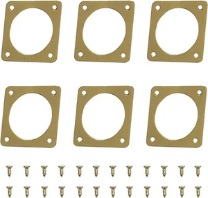 6 PIEZAS Protectores de Agujero Metal para Casa de Pájaros 3.81cm para Bluebird-Box - Imagen 1 de 7