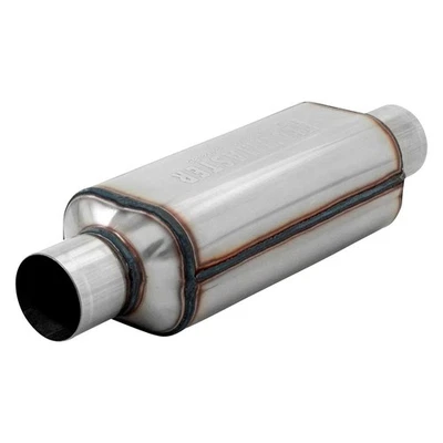 Super HP-2 304 Exhaust Muffler SS Oval Performance Gray Exhaust Muffler 2.5" Foto 1 de 4