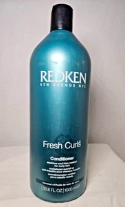 Redken Fresh Curls Acondicionador Hidratante para Cabello Rizado 33.8 OZ ~ NUEVO - Imagen 1 de 2