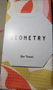 Geometry Bar Towel 12"x24" - Playful Leaves - Picture 1 of 3