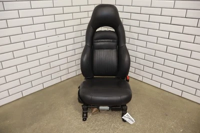 97-04 C5 Corvette Single (1) Right Passenger Black Leather Bucket Seat Foto 1 de 4