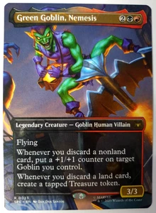 MTG Marvel Spider-Man - Green Goblin, Nemesis - Borderless Rare 0023 NM (SPE) - Bild 1 von 1