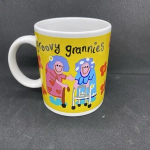 Vintage Groovy Grannies Ceramic Mug The Happy Hefalumps Range Emma Davies - Picture 1 of 9