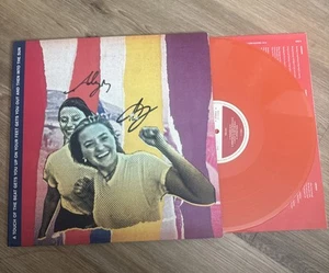Signed Autographed Aly & Aj A Touch Of The Beat LP Rare Orange Colored Vinyl - Picture 1 of 3