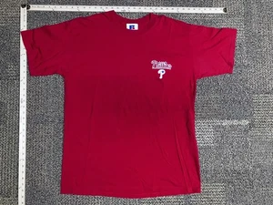 Vintage Philadelphia Phillies Shirt Mens XL MLB Baseball Russell Athletic 90s - Picture 1 of 4