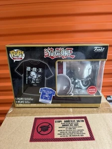 Funko Pop! and Tee Yu-Gi-Oh! Blue-Eyes Toon Dragon GameStop Exclusive Size LARGE - Picture 1 of 4