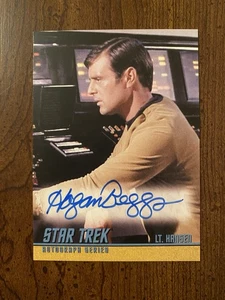 Tarjeta Rittenhouse firmada autografiada por Hagan Beggs Star Trek The Original Series - Imagen 1 de 4