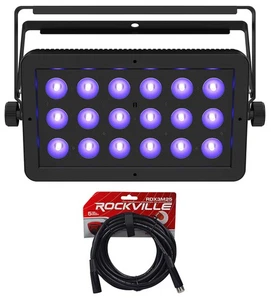 Chauvet DJ LED Shadow 2 ILS Black Light w/Eye Candy Effects D-Fi USB+DMX Cable - Picture 1 of 10