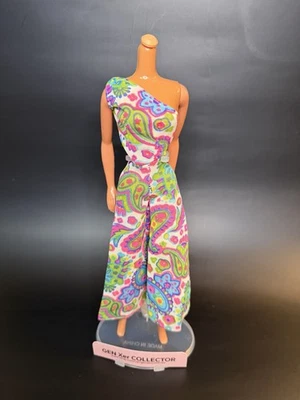 Barbie 1967 Vintage Patio Fiesta Traje #1692 Pantalón Fuera del Hombro Foto 1 de 4