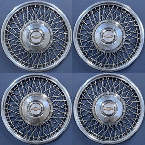 1986-1989 Chevrolet Celebrity # 3167 14" Wire Wheel Covers GM # 10091785 SET/4 - Picture 1 of 10