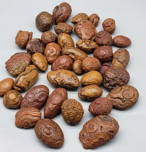 Muestra de colección de piedras de ágata ojos de ágata Gobi 100 % natural 90G - Imagen 1 de 3