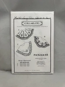 Collares Etc Patrón Empresa Paquete 3 Tamaños Pequeño Mediano Grande Bordado Costura - Imagen 1 de 4