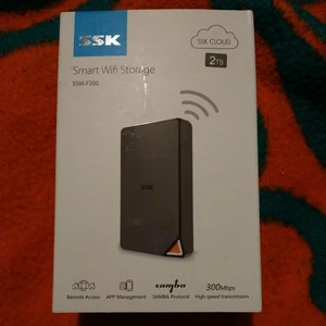 SSK Cloud Smart Wifi Storage SSM-F200 2TB - Picture 1 of 13