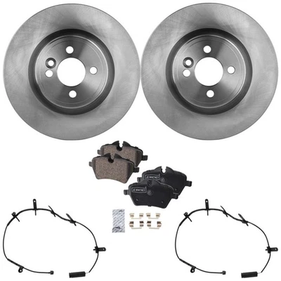Front Brake Disc Rotors and Pads Kit For Mini Cooper 2008 - Imagem 1 de 4