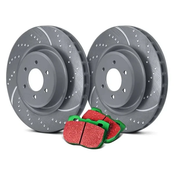 For Lexus IS350 06-17 EBC Stage 10 Super Sport Dimpled & Slotted Front Brake Kit - Imagem 1 de 4