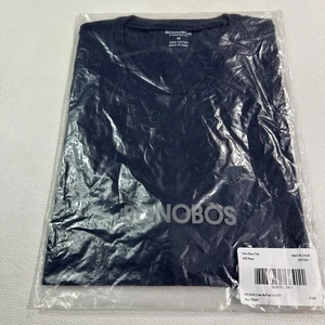 Bonobos Herren Rundhals Garn Spun Tee Kurzarm Standard Fit Navy Größe M - Bild 1 von 4