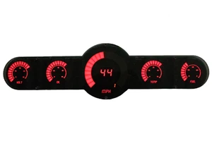 Universal Bargraph style 5.5 Gauge Panel w/ RED Leds Made in the USA! - Picture 1 of 6