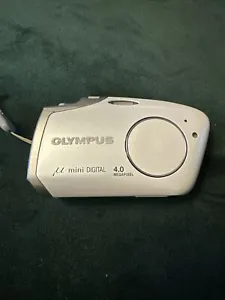 Olympus Mju U mini digital camera 4MP compact all weather rare+ Spares/repair - Picture 1 of 11