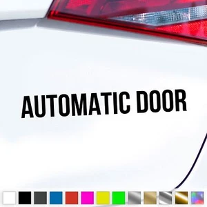 Adesivo Automatic Door Automatic Door Sticker Auto Idea Regalo - Foto 1 di 6