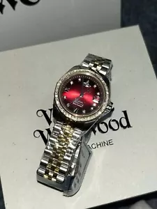 Vivienne Westwood Orb Burgundy Watch With Original Box Christmas Birthday Gift - Picture 1 of 6