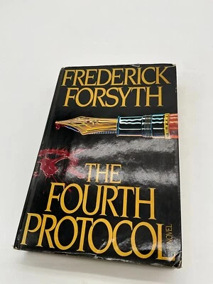 Fourth Protocol by Frederick Forsyth 1984 Hardcover Penguin Publishing BX Foto 1 de 4