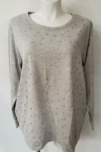 Motherhood Maternity Grey Sweatshirt with Gold Stars Size 2X NWT - Picture 1 of 5