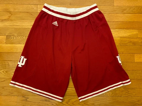 Adidas 2012 Indiana IU Hoosiers Shorts Drawstring Mens Sz XL Basketball Replica Cover