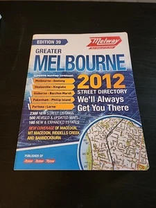 Melway Greater Melbourne Paperback Street Directory Edition 39 - 2012 - Picture 1 of 6