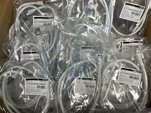 LOT OF 100) NEW SEALED C2G 3FT CAT6 Snagless Ethernet Cable SHIELDED-White #95 - Picture 1 of 2