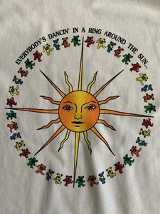 Grateful Dead Dancing Bear Long Sleeve shirt size XL - Bears Around The Sun - Picture 1 of 7