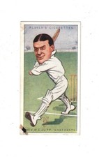John Player Cigarette Card Cricketers Caricatures 1926 No.22 - Mr V.W.C. Jupp