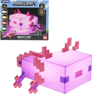 Paladone Minecraft Axolotl Light, Five Color Modes, Minecraft Lamp to Decorate Y - Picture 1 of 12