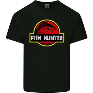 Fish Hunter Funny Fishing Fisherman Kids T-Shirt Childrens - Picture 1 of 3