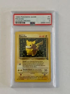 1999 Pikachu Pokemon League Promo  PSA 3 - VG - Picture 1 of 2