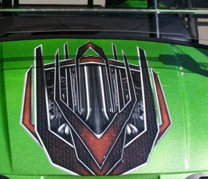Juego de 3 carros de golf gráficos OPTIMUS aptos para todo el año modelo EZGO Yamaha Club Car - Imagen 1 de 9