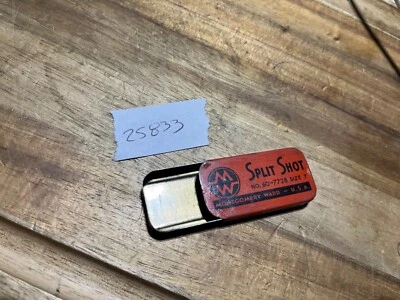 Vintage Montgomery Ward split shot   tin box (25833) - Image 1 of 4