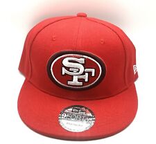 New Era San Francisco 49ers Basic 9FIFTY Snapback Hat - Red, One Size