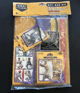 Heroes of the Locker Room Baseball Gift Bag Party Kit 1998 Crown Pro Griffey NOS - Picture 1 of 7
