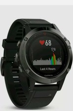 Garmin Fenix 5 Training Sport Watch 47mm Slate Gray Case Multisport GPS 