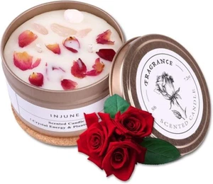 Rose Scented Candles, Handmade, for Valentine's Day! Scent: Rose - Picture 1 of 5