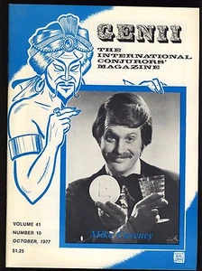 Mike Caveney Genii Magicians Magazine Oct 1977 - contents page scanned - Imagen 1 de 3