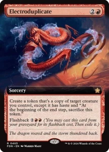 Electroduplicate (Extended Art) 465 Non-Foil NM MTG Foundations Magic - Picture 1 of 1