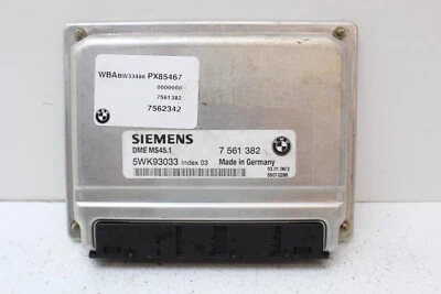 2004 - 2008 BMW X3 325i E46 Engine Computer ECM ECU  DME 7 561 382 - Image 1 of 4