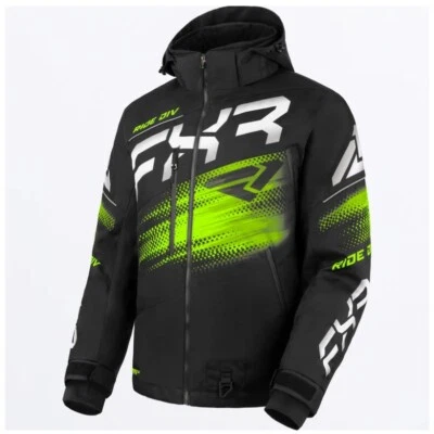 Chaqueta de moto de nieve 2 en 1 para hombre FXR Boost FX negra lima M L 240026-1070 LIQUIDACIÓN Foto 1 de 2