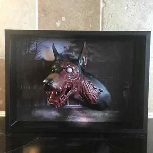 Resident Evil Dog Cerberus - Resin Resident evil dog mounted in an A4 - Picture 1 of 5