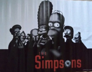 Vintage 2001 Scorpio #659A THE SIMPSONS Simpranos POSTER Sopranos Homage 34”x22” - Picture 1 of 5